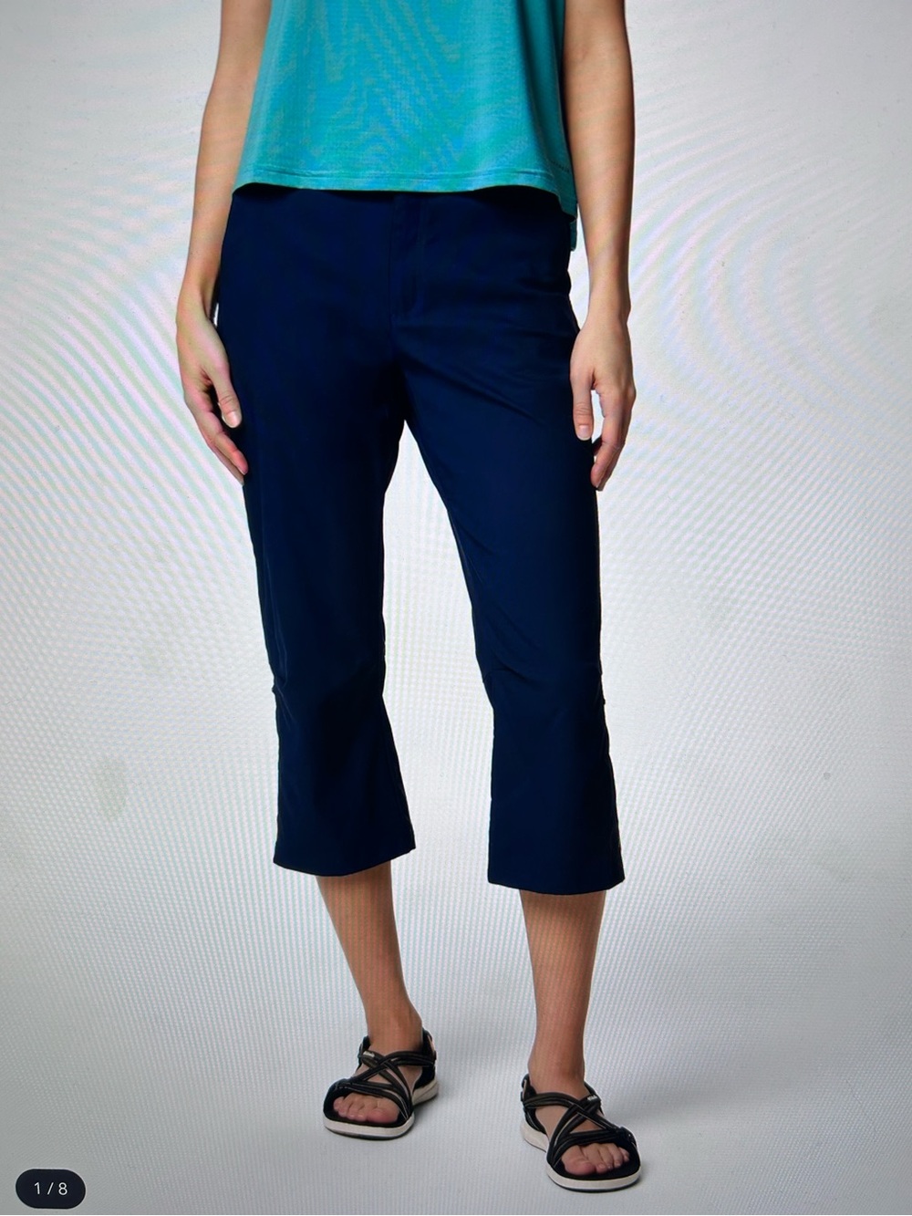 Columbia’s Leslie Falls Capris in navy